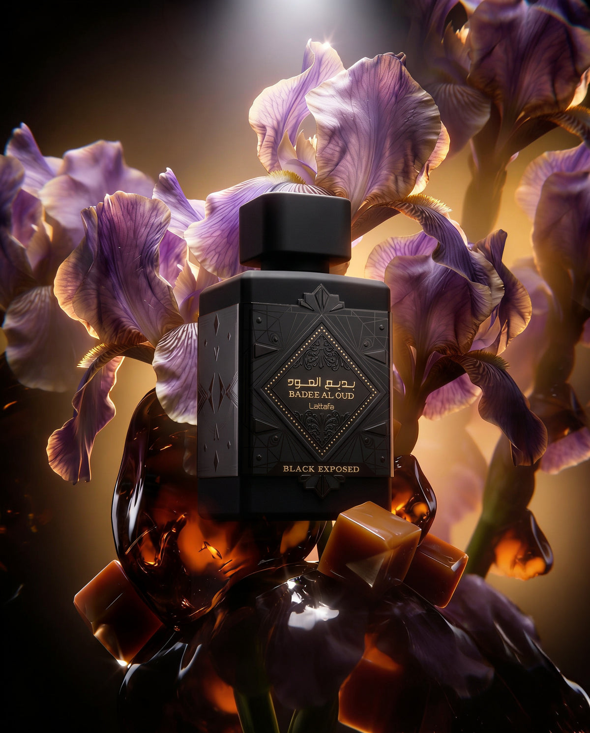 عطر لطافة بديع العود بلاك اكسبوسد 100ml — Lattafa Badee Al Oud Black Exposed EDP | Lattafa Perfume | الحرمين مصر